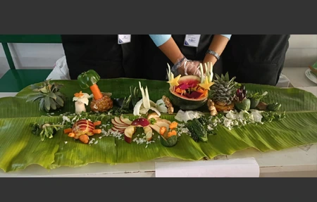 Vegetable Carving event